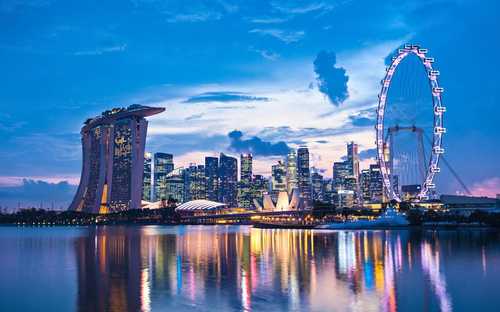 Singapore Marina Bay open-top bus tour