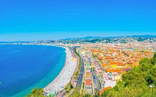 Nice Promenade des Anglais open-top bus