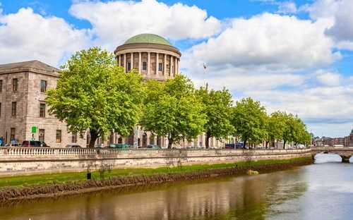 Dublin open-top hop-on hop-off sightseeing bus
